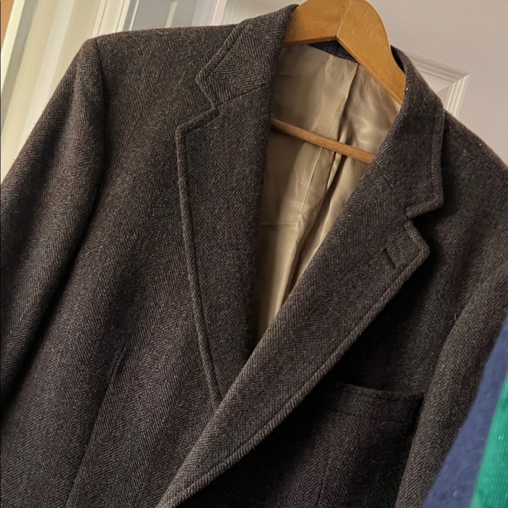 Men's Elegant Dark Gray Sport Coat